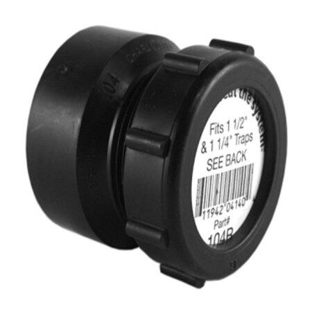 Charlotte Pipe And Foundry 112HxSlip TrapAdapter ABS 00104R 0600HA